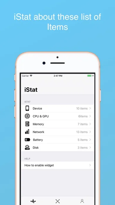 iStat Widget স্ক্রিনশট