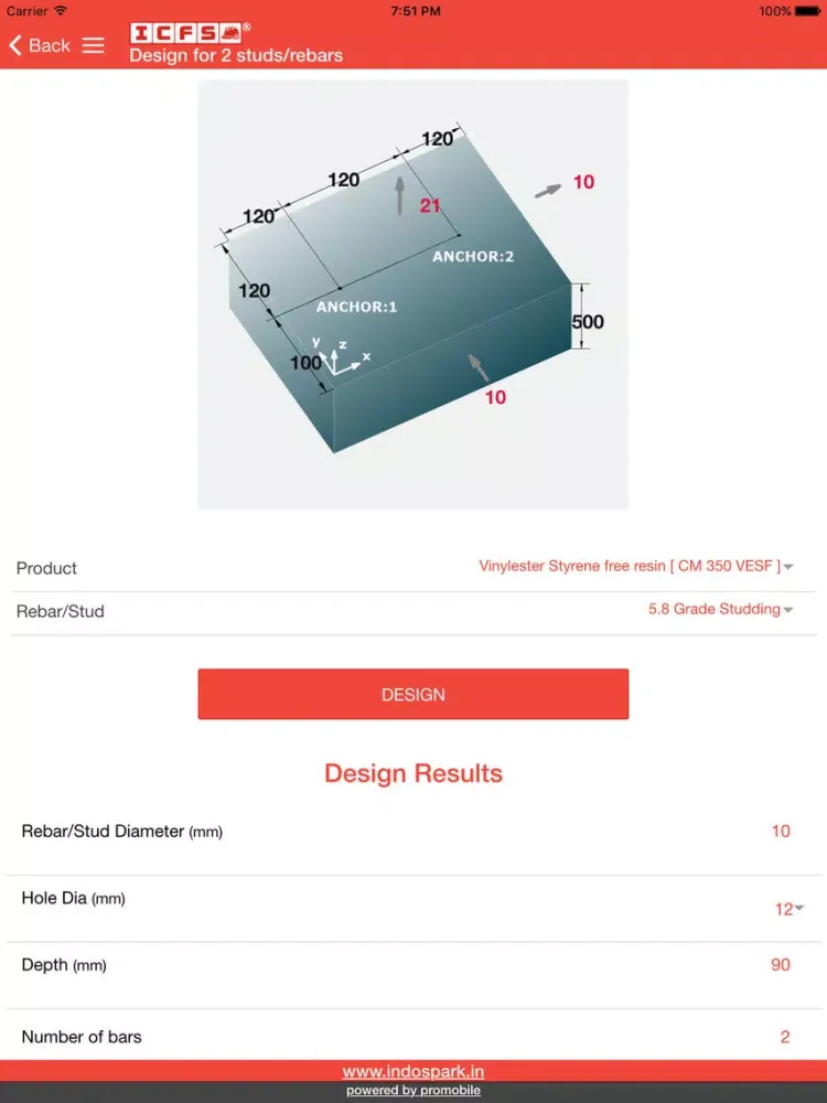 ICFS Anchor Designer iPad  स्क्रीनशॉट