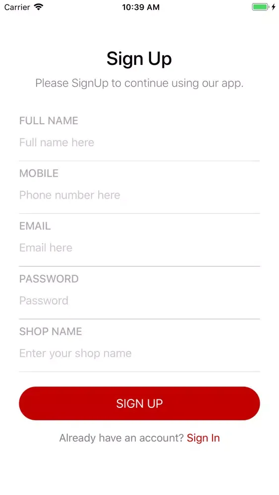 Tangkapan layar Subbox Merchants