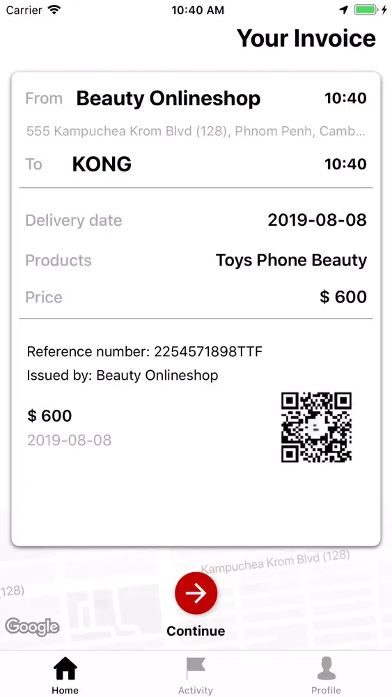 Tangkapan layar Subbox Merchants