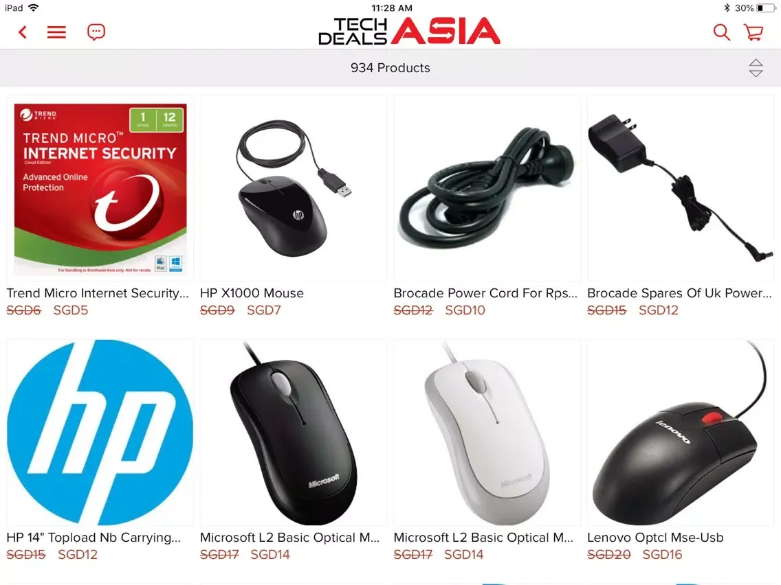 TechDeals.Asia iPad  Screenshots