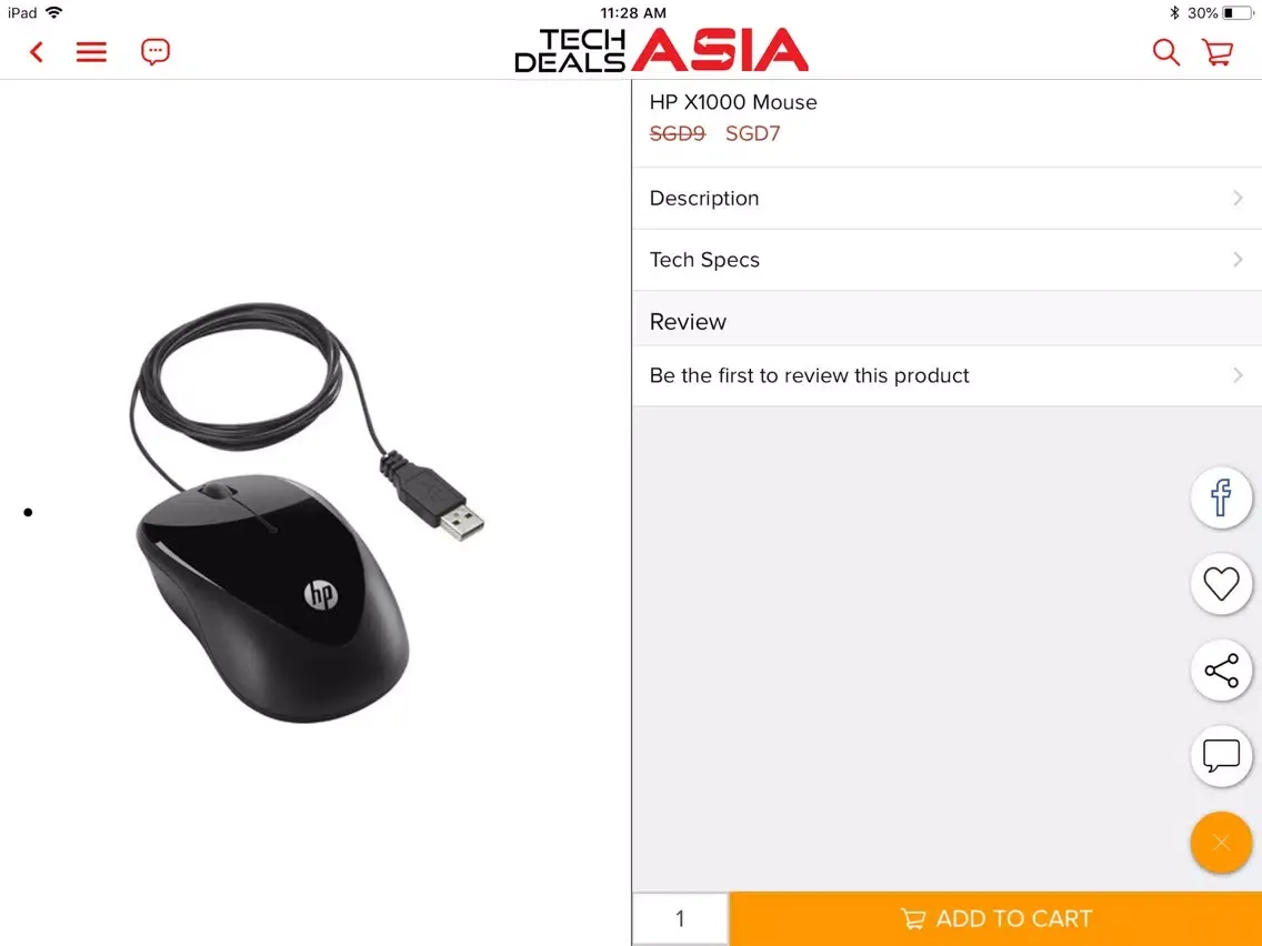 TechDeals.Asia iPad  Screenshots