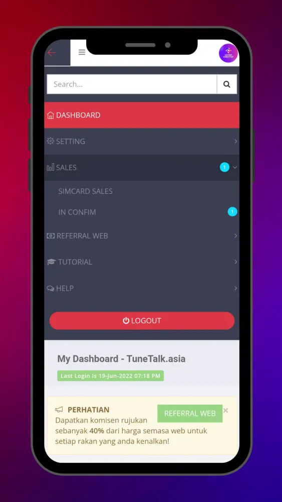 تصاویر Tune Talk Dealer