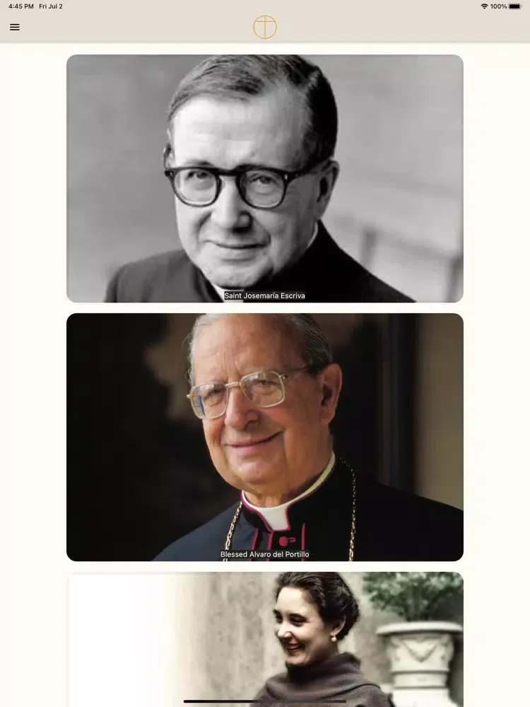 Opus Dei Prayer Cards iPad  Screenshots