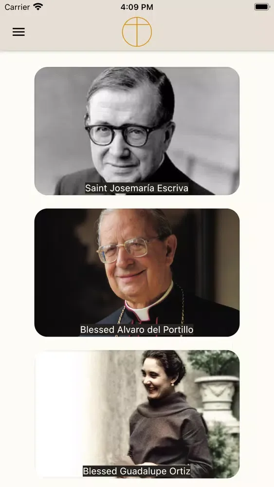 Opus Dei Prayer Cards Screenshots