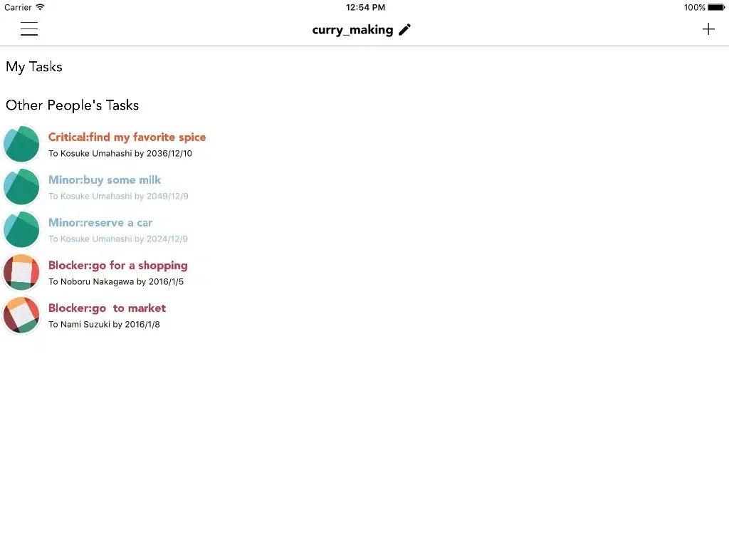 Ảnh chụp màn hình của Vitaly, Simple Task Management iPad 