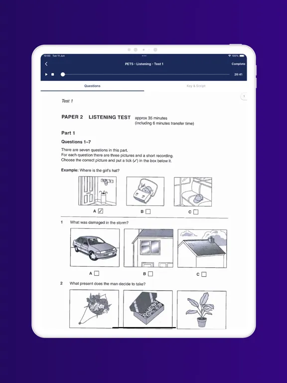 Ôn Tiếng Anh B1 sau đại học iPad 应用截图