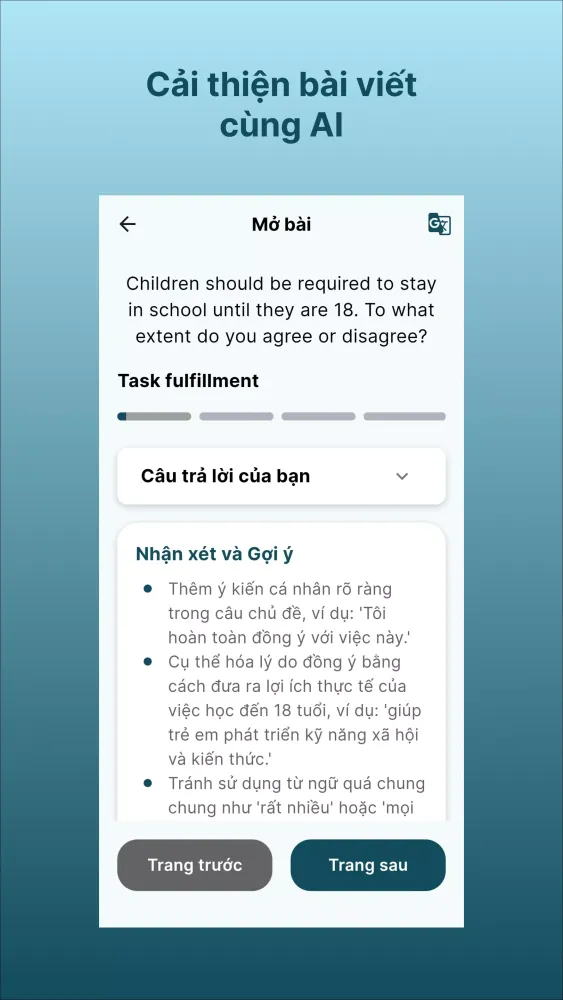Ôn thi VSTEP Tiếng Anh cấp tốc Screenshots