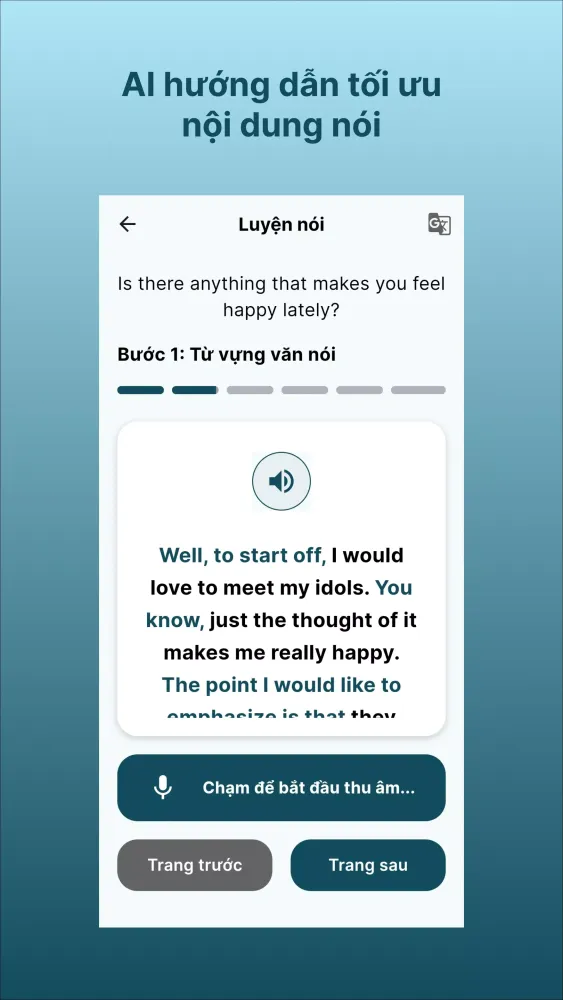 Ôn thi VSTEP Tiếng Anh cấp tốc Screenshots