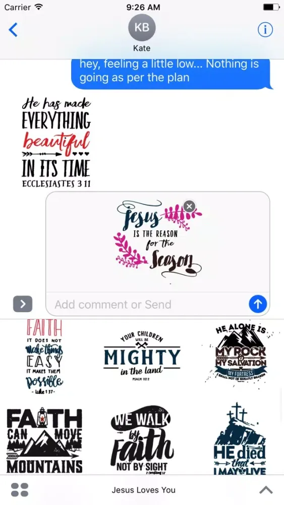 Jesus Loves You Sticker Pack Screenshots