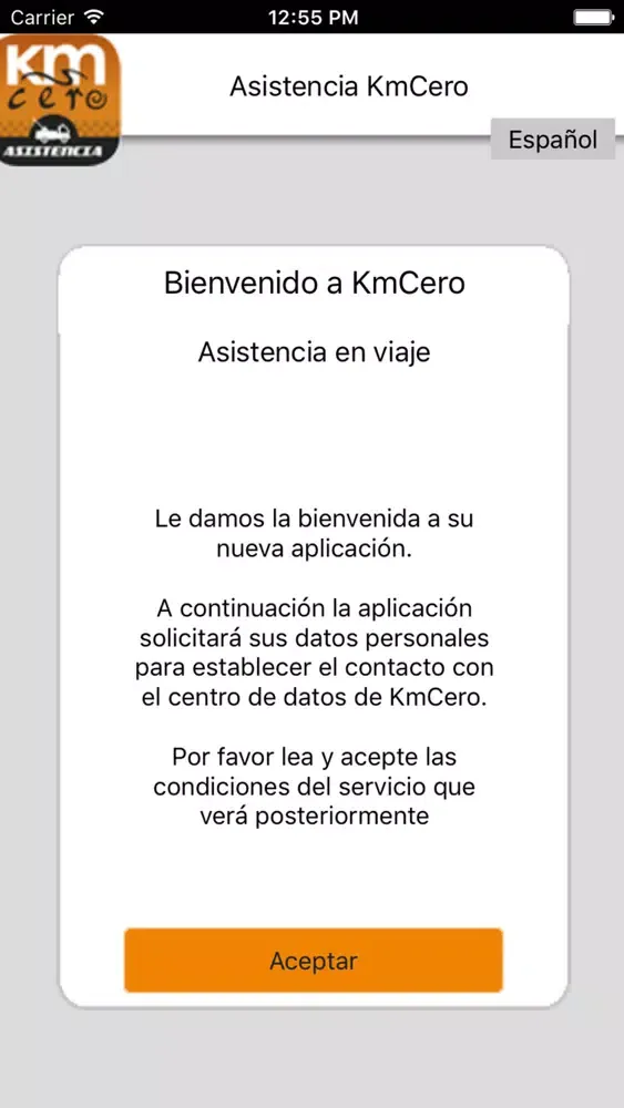 Скриншоты Asistencia KmCero
