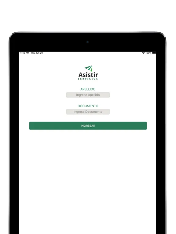 Asistir Servicios iPad  स्क्रीनशॉट