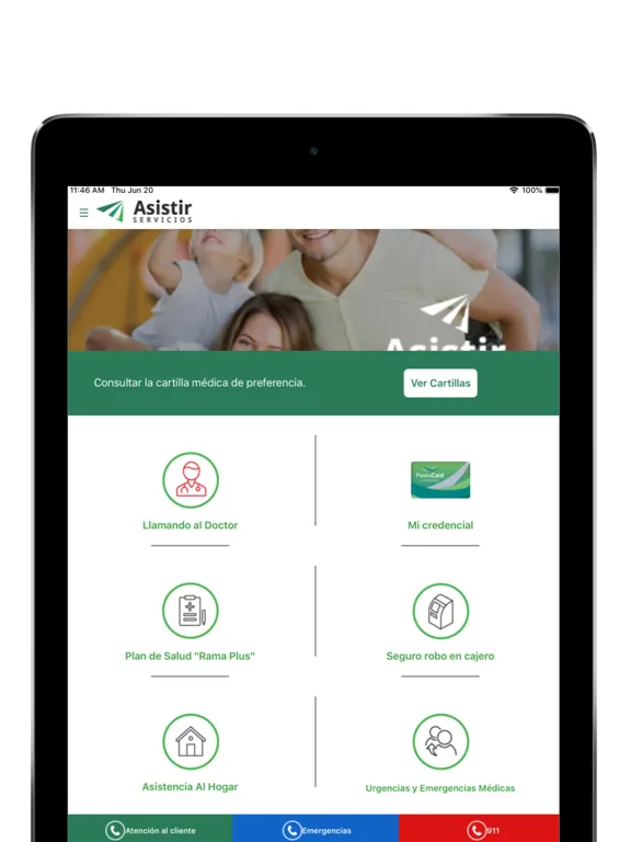 Asistir Servicios iPad  स्क्रीनशॉट