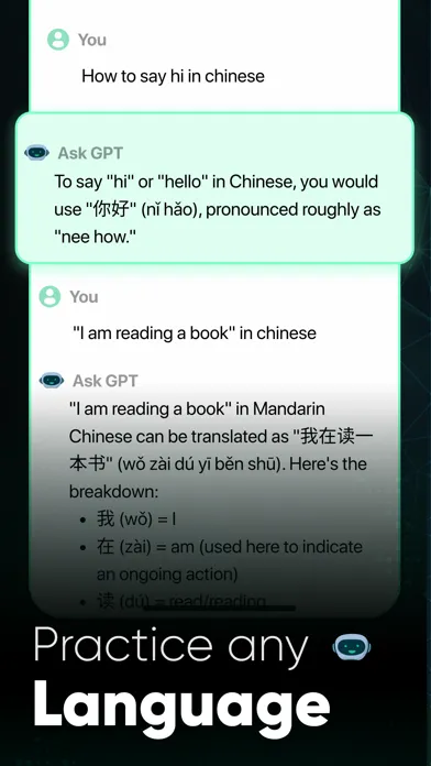 Screenshot di Ask GPT - Chatting AI App