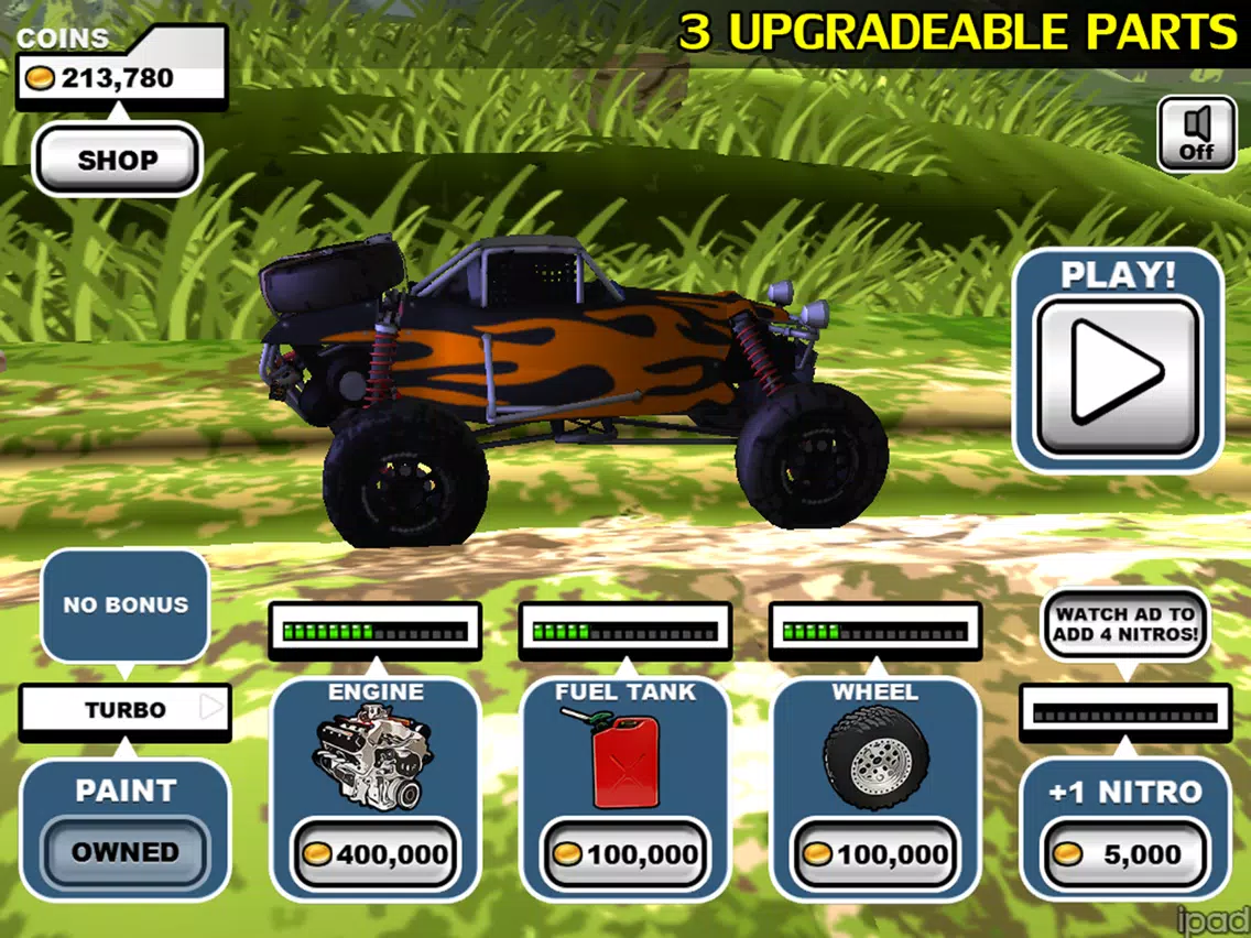 Hill Climb Forever iPad  স্ক্রিনশট