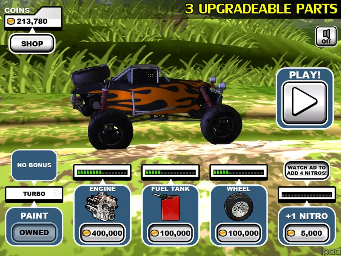 Hill Climb Forever iPad  스크린샷