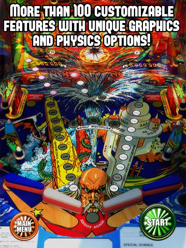 Captures d'écran de Zaccaria Pinball Master Edition iPad 