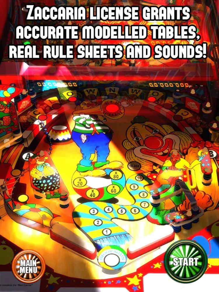 Captures d'écran de Zaccaria Pinball Master Edition iPad 
