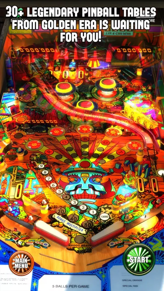 Captures d'écran de Zaccaria Pinball Master Edition