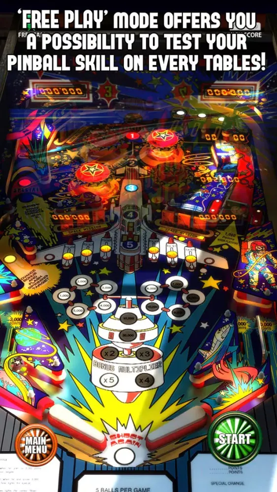 Captures d'écran de Zaccaria Pinball Master Edition