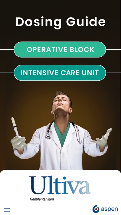 Ảnh chụp màn hình của Ultiva Dosing Guide