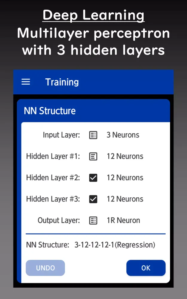 Neural Network for Numerics Screenshots