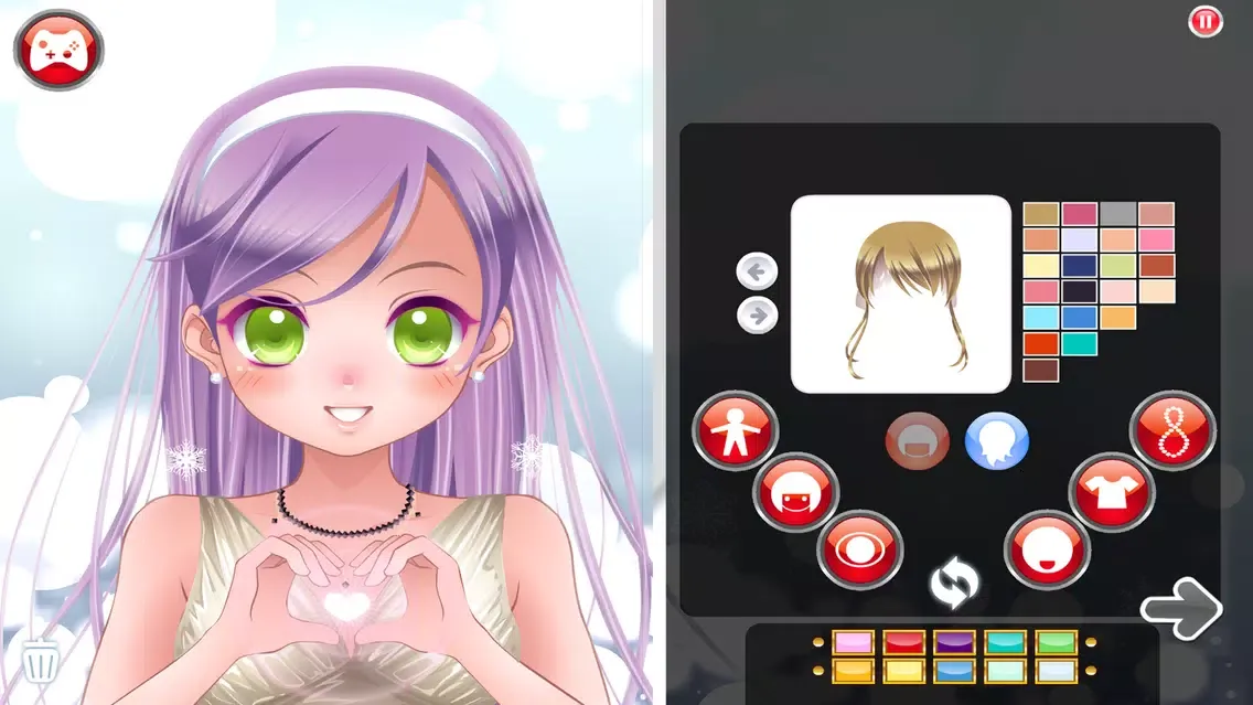 Captures d'écran de Anime Avatar Maker: Anime Girl
