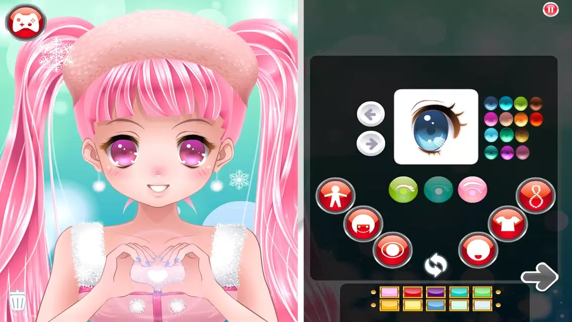 Captures d'écran de Anime Avatar Maker: Anime Girl