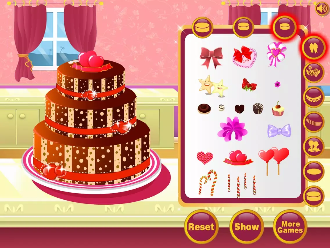 Tangkapan layar Wedding Cake Decoration iPad 