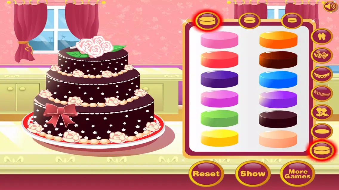 Tangkapan layar Wedding Cake Decoration
