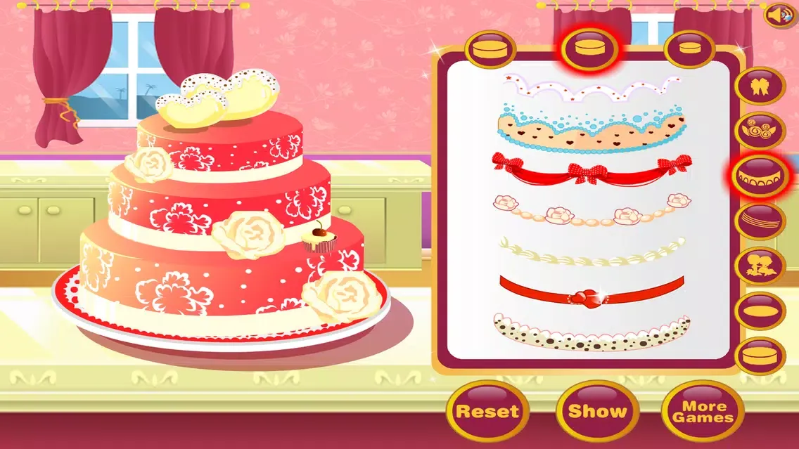 Tangkapan layar Wedding Cake Decoration