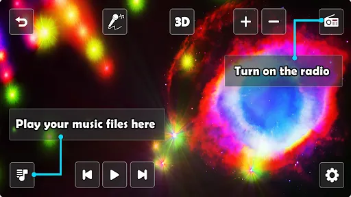 Astral 3D FX Music Visualizer Screenshots