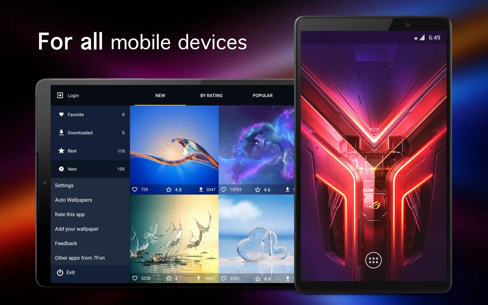 Screenshot di Wallpapers for Asus 4K