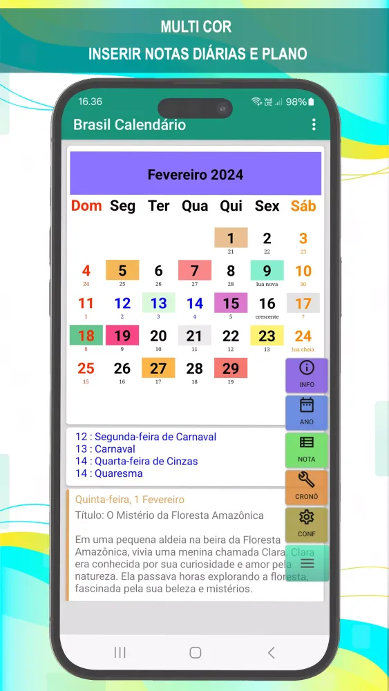 Brasil Calendário 2025 স্ক্রিনশট