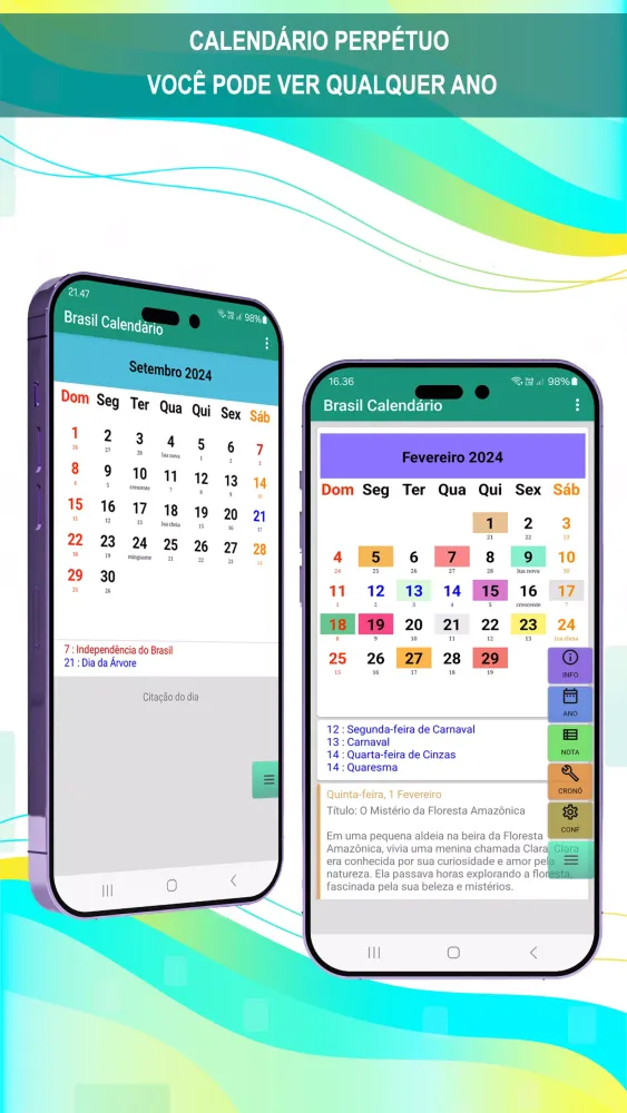Brasil Calendário 2025 স্ক্রিনশট