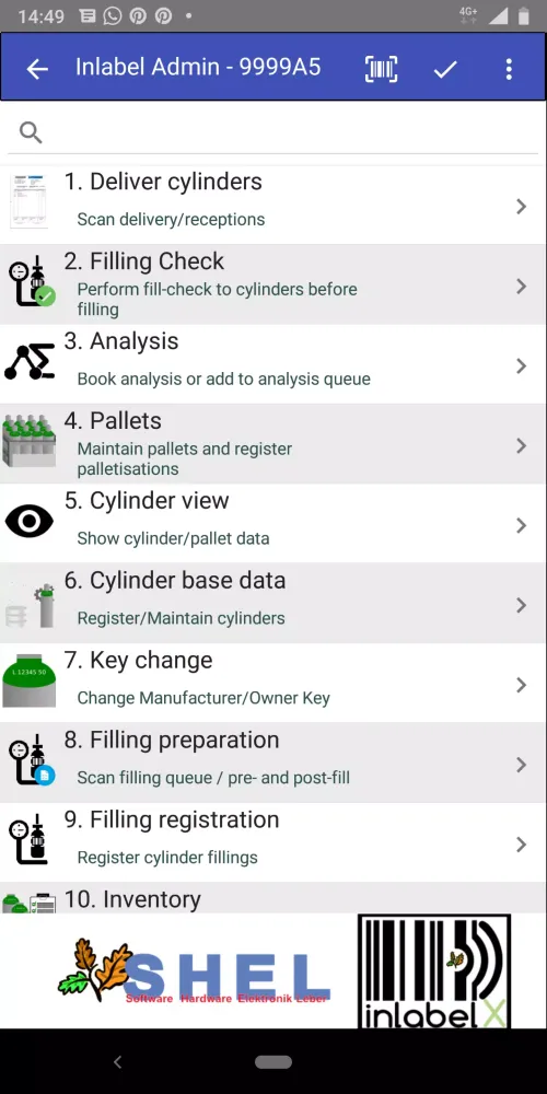 InFront - InlabelX frontend Screenshots
