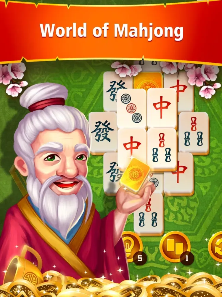 Ảnh chụp màn hình của Mahjong Classic: 3 Tiles Taps iPad 