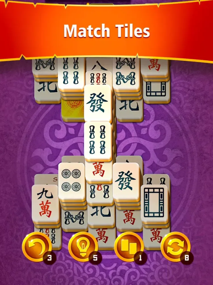 Ảnh chụp màn hình của Mahjong Classic: 3 Tiles Taps iPad 