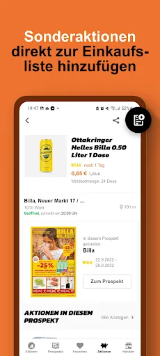 Capturas de tela do Aktionsfinder Austria - offers