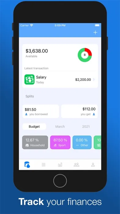 Tangkapan skrin FIN - Finance Tracking