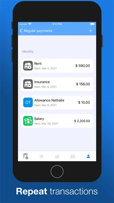 Tangkapan skrin FIN - Finance Tracking