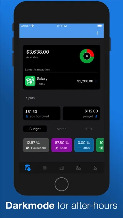 Tangkapan skrin FIN - Finance Tracking