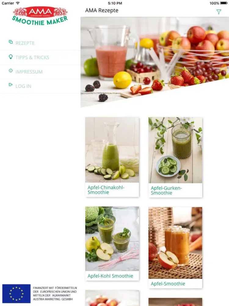 Smoothie Maker iPad  Ekran Görüntüleri