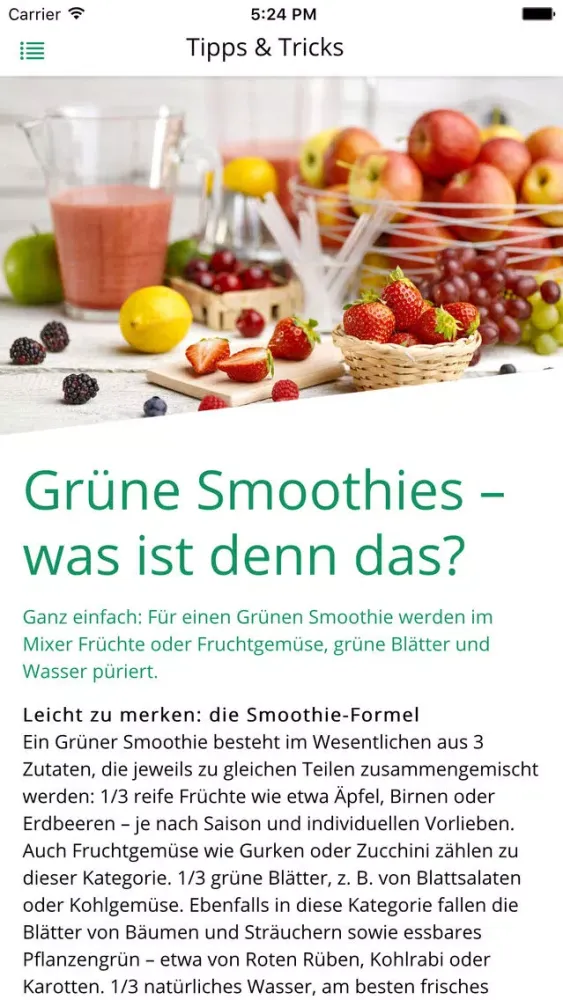 Smoothie Maker Ekran Görüntüleri