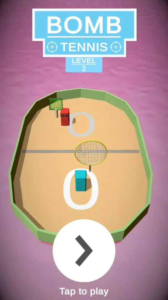 Capturas de tela do Bomb Tennis
