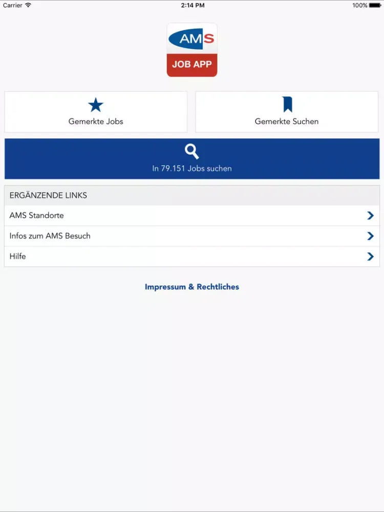 AMS Job App iPad 應用截圖