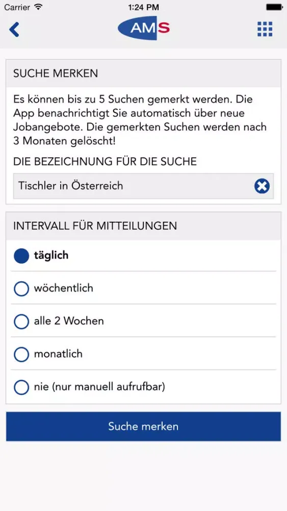 AMS Job App應用截圖