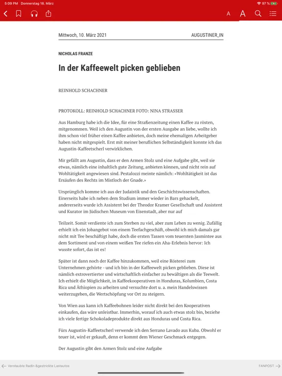 AUGUSTIN ePaper iPad  سکرین شاٹس