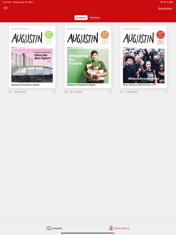 AUGUSTIN ePaper iPad  سکرین شاٹس