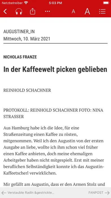 AUGUSTIN ePaper سکرین شاٹس